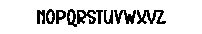 Baby Crush Font LOWERCASE