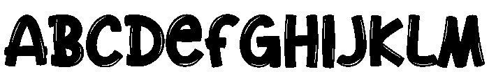 Baby Crying Font UPPERCASE