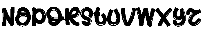 Baby Crying Font UPPERCASE