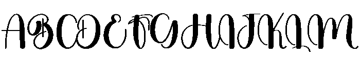 Baby Daily Font UPPERCASE