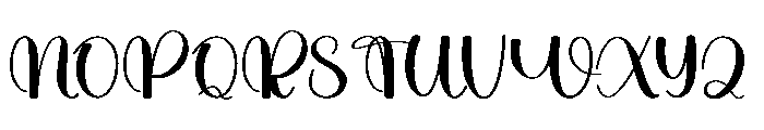 Baby Daily Font UPPERCASE