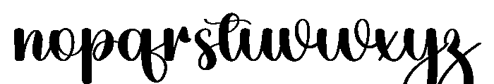 Baby Daily Font LOWERCASE