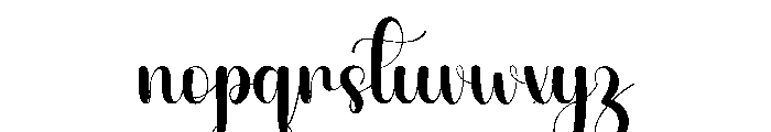 Baby Design Font LOWERCASE