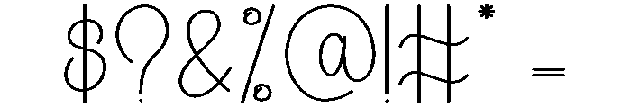 Baby Dreaming Font OTHER CHARS
