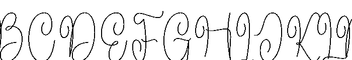 Baby Dreaming Font UPPERCASE
