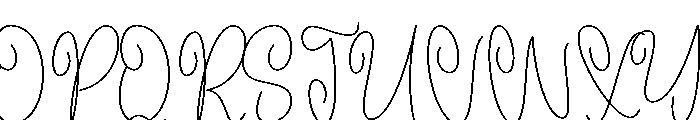 Baby Dreaming Font UPPERCASE
