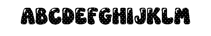 Baby Easter Dot Font UPPERCASE