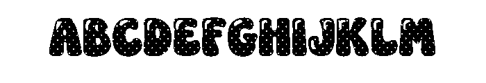 Baby Easter Dot FONT