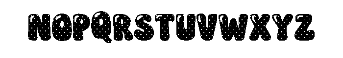 Baby Easter Dot Font LOWERCASE