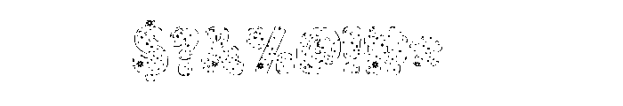 Baby Easter Flower Font OTHER CHARS