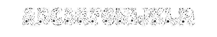 Baby Easter Flower Font UPPERCASE