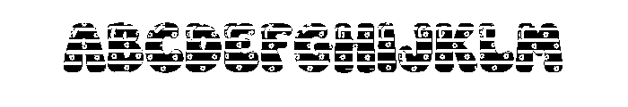 Baby Easter Line Font UPPERCASE