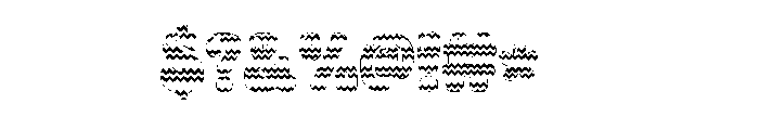 Baby Easter Zigzag Font OTHER CHARS