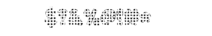 Baby Easter box Font OTHER CHARS