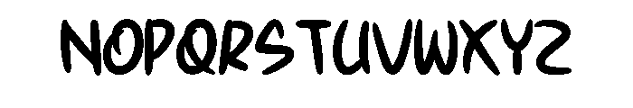 Baby Food Regular Font UPPERCASE