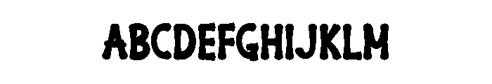 Baby Football Font UPPERCASE