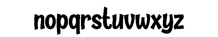Baby Glow Font LOWERCASE
