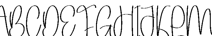 Baby Graduation Font UPPERCASE