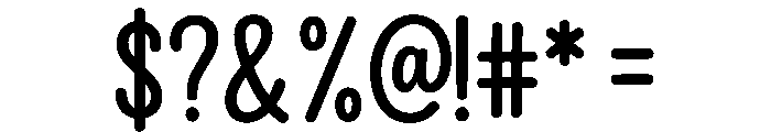 Baby Handwrite Font OTHER CHARS