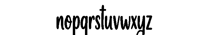 Baby Handwrite Font LOWERCASE