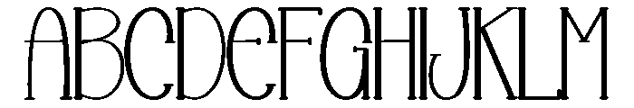 Baby Highland Font UPPERCASE
