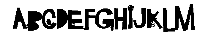 Baby Kisses CF Font UPPERCASE