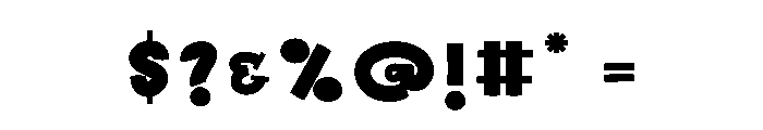 Baby Kitten Font OTHER CHARS