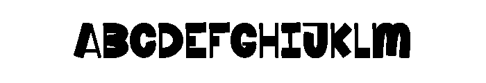 Baby Kitten Font UPPERCASE