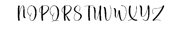 Baby Magnolina Font UPPERCASE