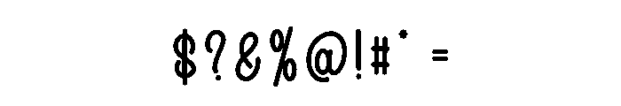 Baby Malita Font OTHER CHARS