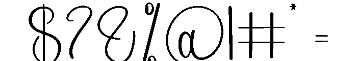 Baby Newyear Font OTHER CHARS