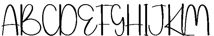 Baby Newyear Font UPPERCASE