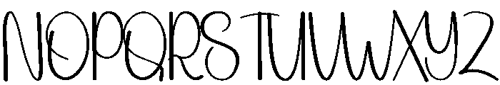 Baby Newyear Font UPPERCASE