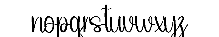 Baby Newyear Font LOWERCASE