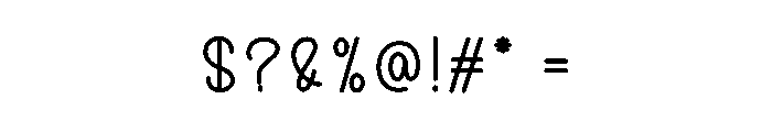 Baby Photoshoot Font OTHER CHARS