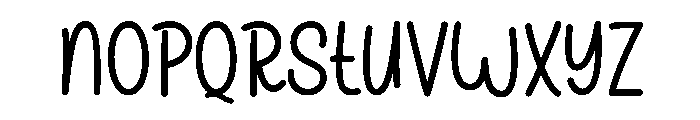 Baby Posts Regular Font LOWERCASE