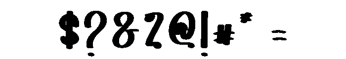 Baby Preppy Font OTHER CHARS