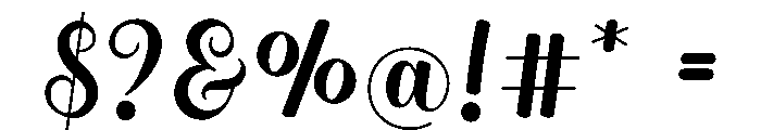 Baby Shake Font OTHER CHARS