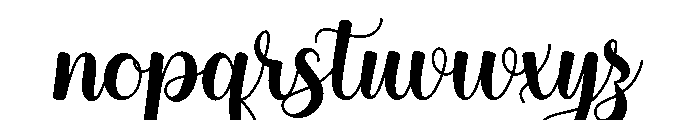 Baby Shake Font LOWERCASE