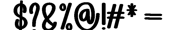 Baby Snowing Font OTHER CHARS