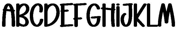 Baby Snowing Font UPPERCASE