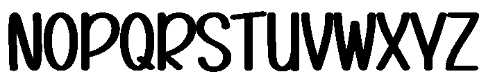 Baby Snowing Font LOWERCASE