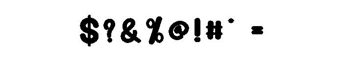 Baby Soap Font OTHER CHARS