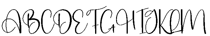 Baby Southine Font UPPERCASE