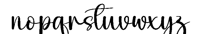 Baby Southine Font LOWERCASE