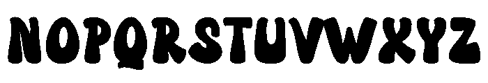 Baby Stand Font UPPERCASE