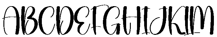 Baby Student Font UPPERCASE