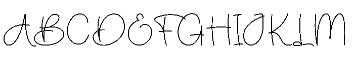 Baby Thick Font UPPERCASE