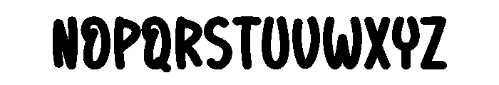 Baby Time Font UPPERCASE