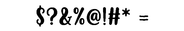 Baby Unique Font OTHER CHARS